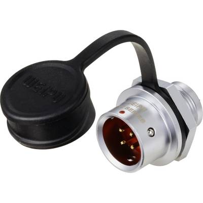 Weipu SF1212/P4 Rundstecker Stecker, gerade Gesamtpolzahl: 4 Serie (Rundsteckverbinder): SF12 1 St.-0