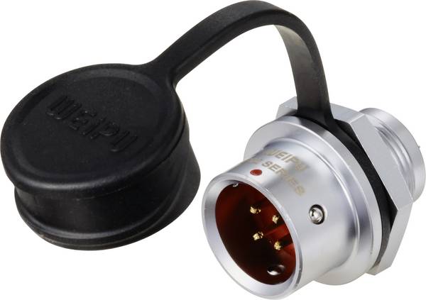 Weipu SF1212/P4 Rundstecker Stecker, gerade Gesamtpolzahl: 4 Serie (Rundsteckverbinder): SF12 1 St.