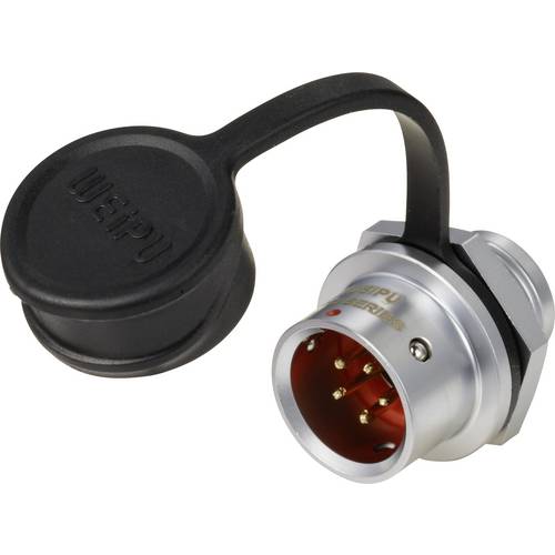Thumbnail - Weipu SF1212/P5 Rundstecker Stecker, gerade Gesamtpolzahl: 5 Serie (Rundsteckverbinder): SF12 1 St.