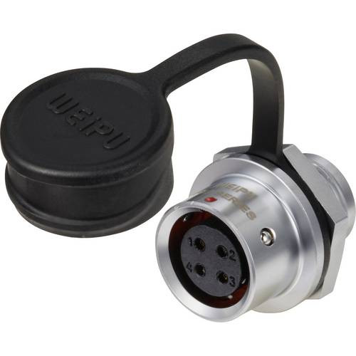 Weipu SF1212/S4 Rundstecker Kupplung, gerade Gesamtpolzahl: 4 Serie (Rundsteckverbinder): SF12 1 St.