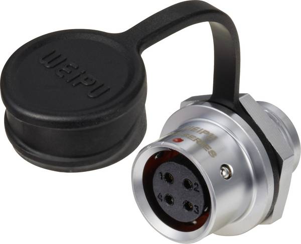 Weipu SF1212/S4 Rundstecker Kupplung, gerade Gesamtpolzahl: 4 Serie (Rundsteckverbinder): SF12 1 St.