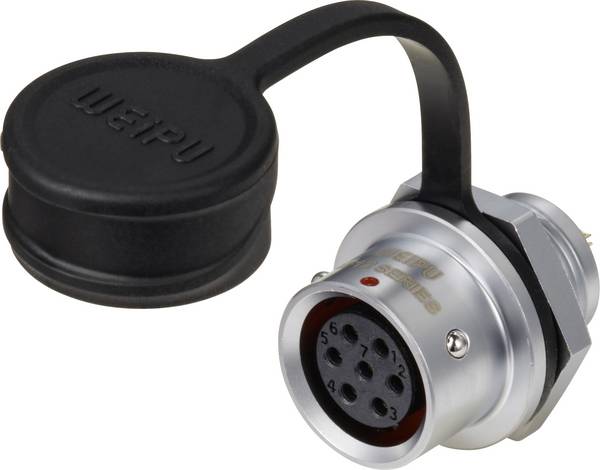 Weipu SF1212/S7 Rundstecker Kupplung, gerade Gesamtpolzahl: 7 Serie (Rundsteckverbinder): SF12 1 St.