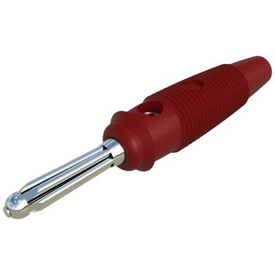 SKS Hirschmann BUELA 20 K Büschelstecker Stecker, gerade Stift-Ø: 4 mm Rot 1 St.