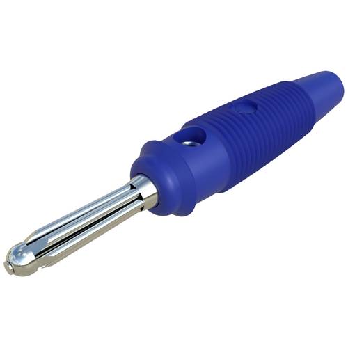 Thumbnail - SKS Hirschmann BUELA 20 K Büschelstecker Stecker, gerade Stift-Ø: 4 mm Blau 1 St.