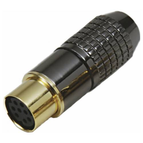 Thumbnail - BKL Electronic 0204023 Miniatur-DIN-Rundsteckverbinder Buchse, gerade Polzahl: 4 Schwarz 1 St.