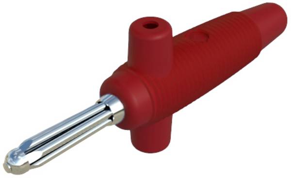Hirschmann Test & Measurement Buela 300 K Büschelstecker Stecker, gerade Stift-Ø: 4 mm Rot 1 St. Piece