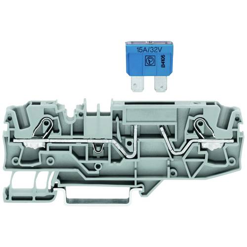 WAGO 2006-1681/1000-434 Sicherungsklemme 7.50 mm Zugfeder Belegung: L Grau 1 St.