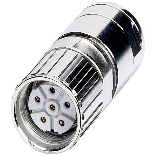Leitungssteckverbinder - power M23 - Serie P30 1605532 SF-5ES1N8A80DU Silber Phoenix Contact Inhalt: 1 St.