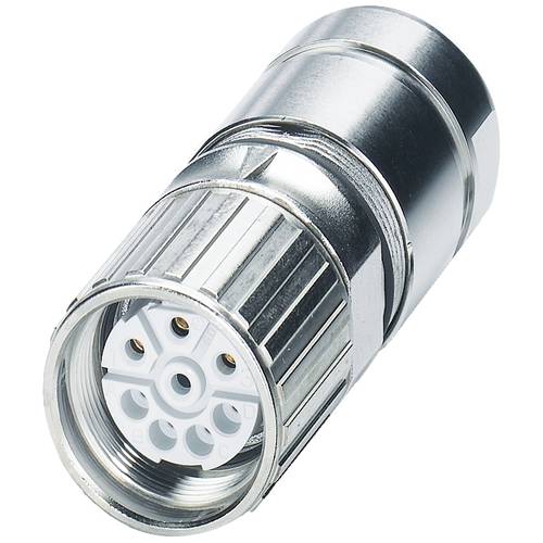 Leitungssteckverbinder - power M23 - Serie P30 1605602 SF-7ES1N8A80DU Silber Phoenix Contact Inhalt: 1 St.