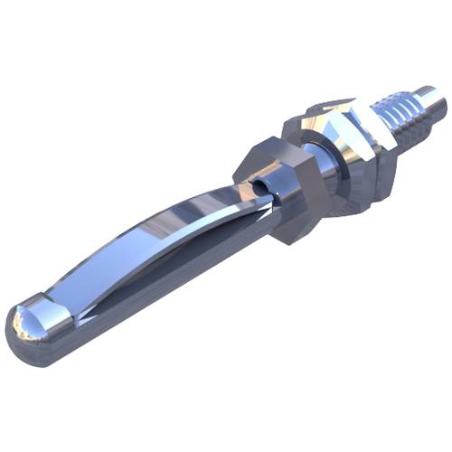 SKS Hirschmann VST 20 Bananenstecker Stecker, Einbau vertikal Stift-Ø: 4 mm Vernickelt 1 St.