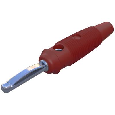 SKS Hirschmann VQ 30 Bananenstecker Stecker, gerade Stift-Ø: 4 mm Rot 1 St.