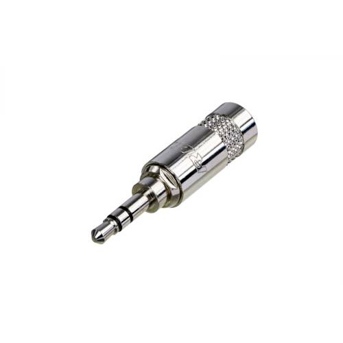 Rean AV NYS231L Klinken-Steckverbinder 3.5 mm Stecker, gerade Polzahl: 3 Stereo Silber 1 St.