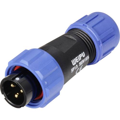 Thumbnail - Weipu SP1310 / P 3 I Rundstecker Stecker, gerade Gesamtpolzahl: 3 Serie (Rundsteckverbinder): SP13 1 St.