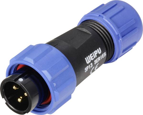 Weipu SP1310 / P 3 I Rundstecker Stecker, gerade Gesamtpolzahl: 3 Serie (Rundsteckverbinder): SP13 1 St.