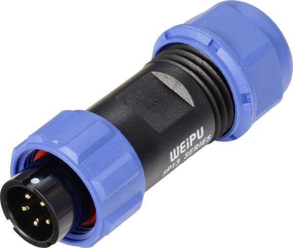 Weipu SP1310 / P 5 II Rundstecker Stecker, gerade Gesamtpolzahl: 5 Serie (Rundsteckverbinder): SP13 1 St.