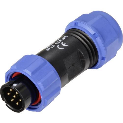 Weipu SP1310 / P 7 II Rundstecker Stecker, gerade Gesamtpolzahl: 7 Serie (Rundsteckverbinder): SP13 1 St.