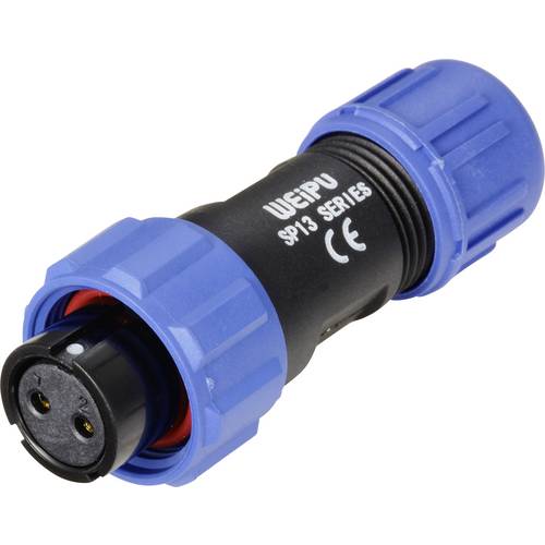 Weipu SP1310 /S 2 I Rundstecker Buchse, gerade Gesamtpolzahl: 2 Serie (Rundsteckverbinder): SP13 1 St.