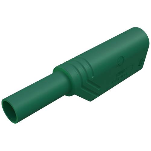 Thumbnail - SKS Hirschmann LAS S G Sicherheits-Lamellenstecker Stecker, gerade Stift-Ø: 4 mm Grün 1 St.