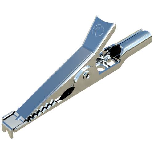 SKS Hirschmann AGF 20 Fein-Abgreifklemme Silber Klemmbereich max.: 10 mm Länge: 49 mm 1 St.
