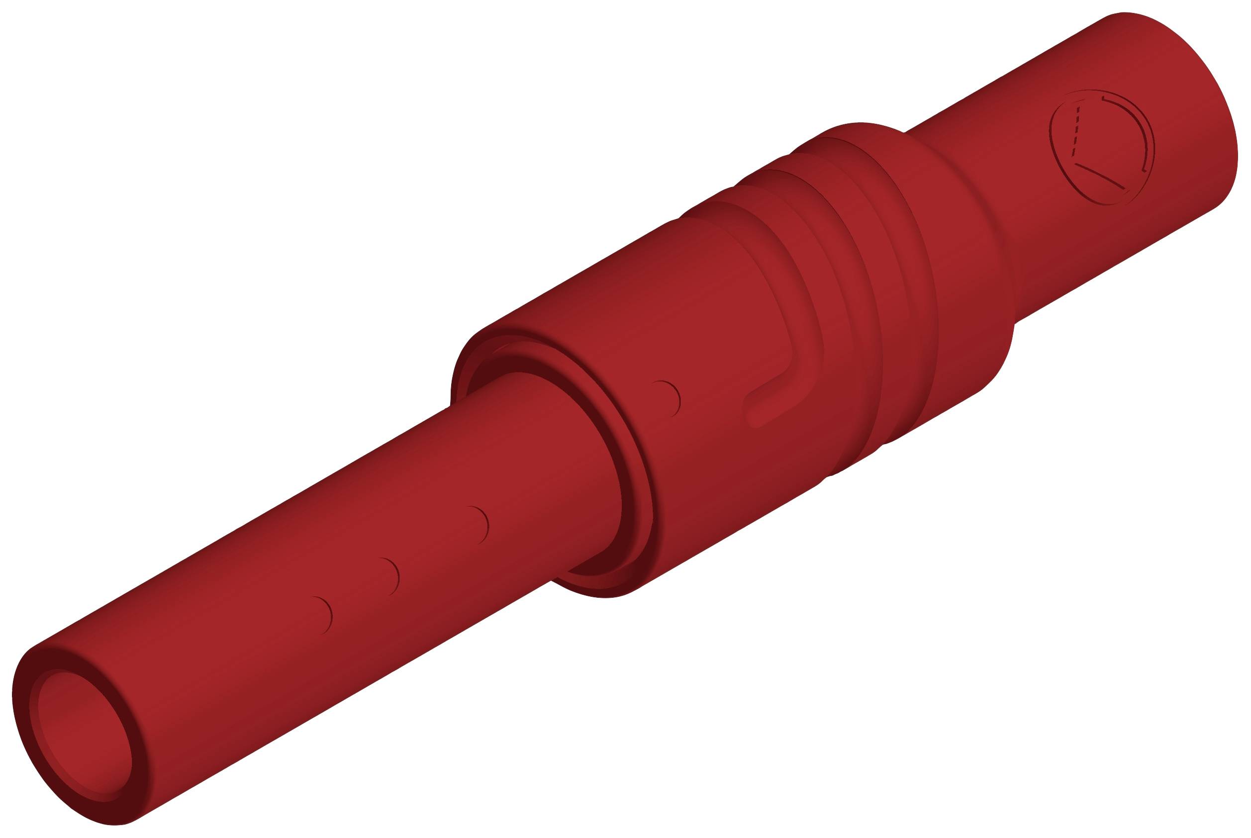 SKS Hirschmann KUN S Sicherheits-Lamellenbuchse Buchse, gerade Stift-Ø: 4 mm Rot 1 St.