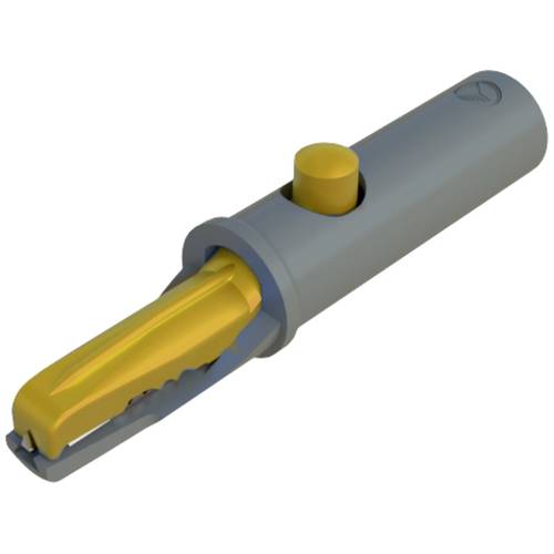 Hirschmann Test & Measurement AK 10 Krokodilklemme Gelb Klemmbereich max.: 6 mm Länge: 53 mm 1 St.