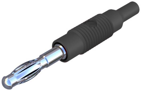 Hirschmann Test & Measurement MZS 4 Übergangsstecker Stecker 4 mm - Buchse 2 mm Schwarz 1 St.