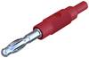 Hirschmann Test & Measurement MZS 4 Übergangsstecker Stecker 4 mm - Buchse 2 mm Rot 1 St.