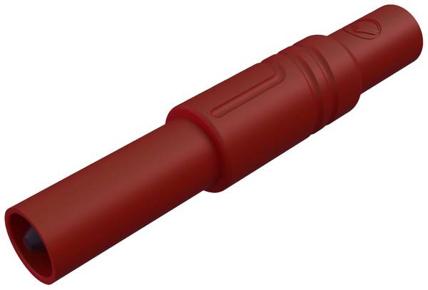 Hirschmann Test & Measurement LAS S G Sicherheits-Lamellenstecker Stecker, gerade Stift-Ø: 4 mm Rot 1 St.