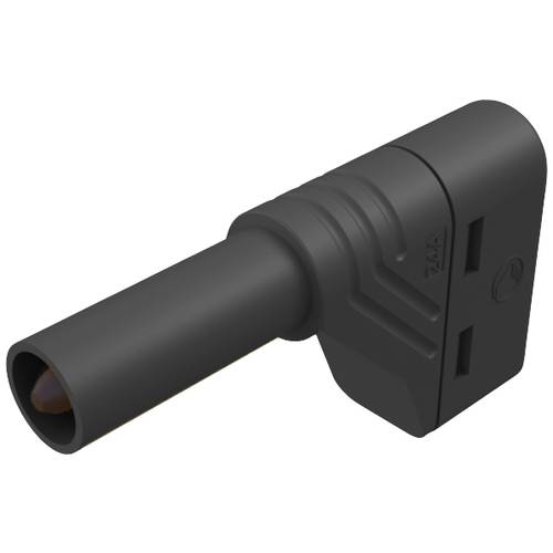 Thumbnail - SKS Hirschmann LAS S W Sicherheits-Lamellenstecker Stecker, gewinkelt Stift-Ø: 4 mm Schwarz 1 St.