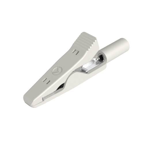 Hirschmann Test & Measurement MA 1 Miniatur-Abgreifklemme Weiß Klemmbereich max.: 4 mm Länge: 41.5 mm 1 St.