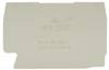 Wieland Electric 07.312.6755.0 Abtrennplatte Grau 1 St.