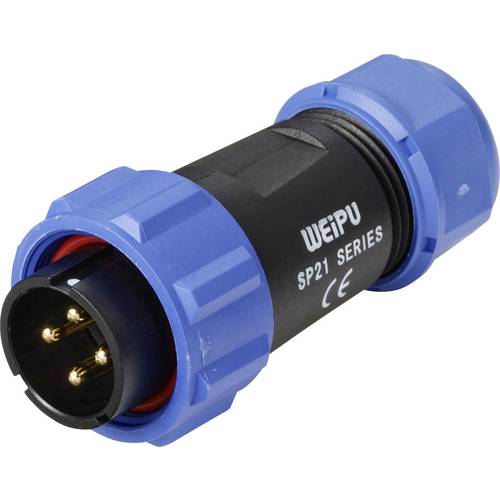 Thumbnail - Weipu SP2110 / P 4 I Rundstecker Stecker, gerade Gesamtpolzahl: 4 Serie (Rundsteckverbinder): SP21 1 St.