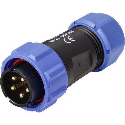 Weipu SP2110 / P 5 II Rundstecker Stecker, gerade Gesamtpolzahl: 5 Serie (Rundsteckverbinder): SP21 1 St.-0
