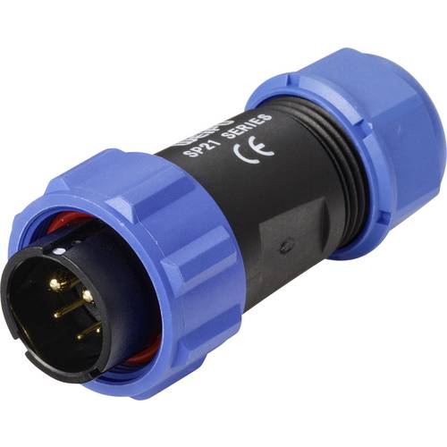Weipu SP2110 / P 5B II Rundstecker Stecker, gerade Serie (Rundsteckverbinder): SP21 1 St.