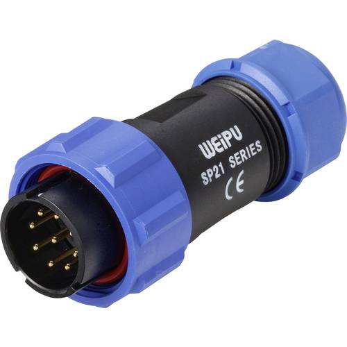 Thumbnail - Weipu SP2110 / P 9 II Rundstecker Stecker, gerade Gesamtpolzahl: 9 Serie (Rundsteckverbinder): SP21 1 St.