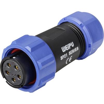 Weipu SP2110 / S 5C II Rundstecker Buchse, gerade Gesamtpolzahl: 5 Serie (Rundsteckverbinder): SP21 1 St.-0