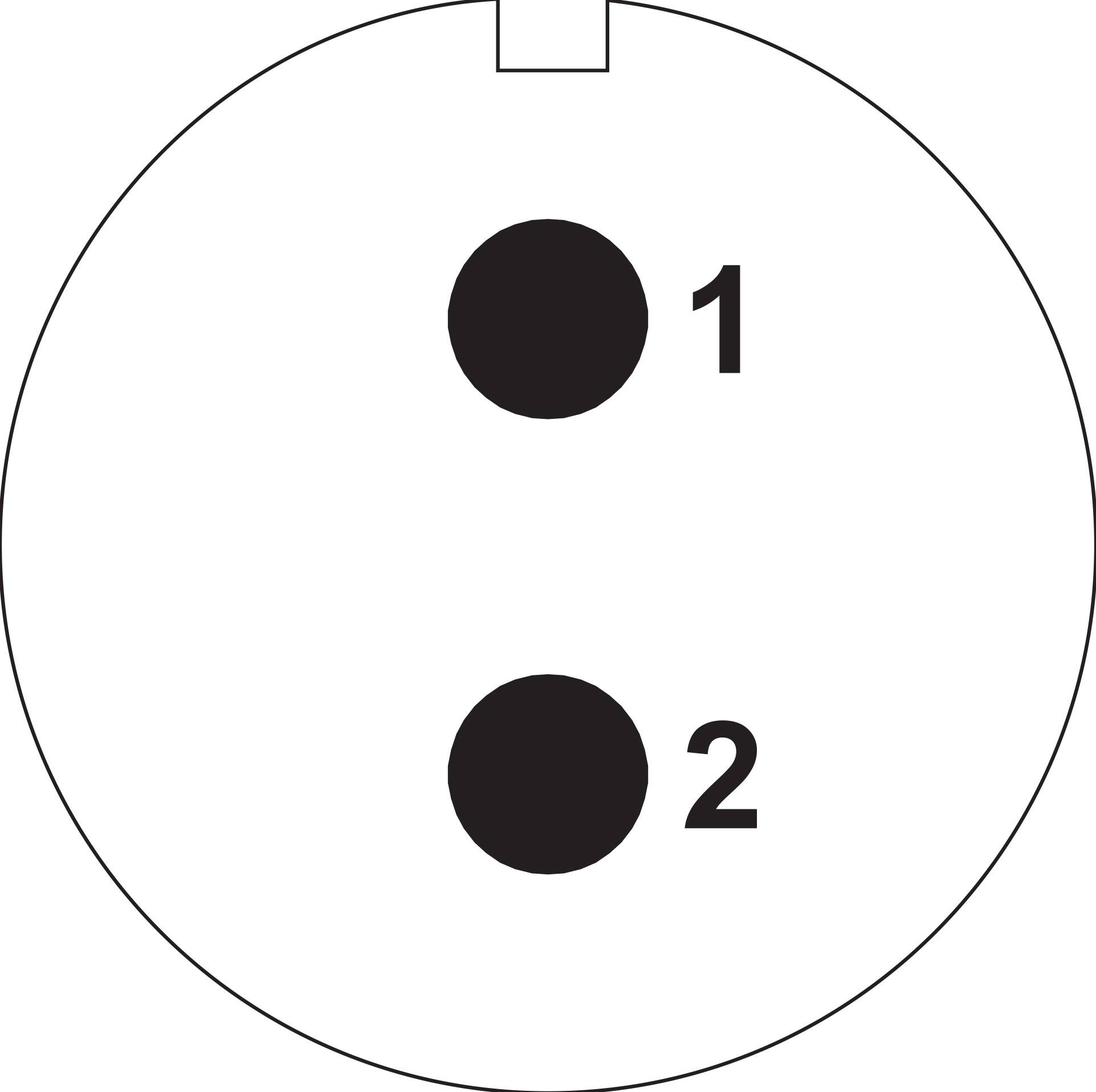 Weipu SP2111 / P 2 I Rundstecker Stecker, gerade Gesamtpolzahl: 2 Serie (Rundsteckverbinder): SP21 1 St.-3