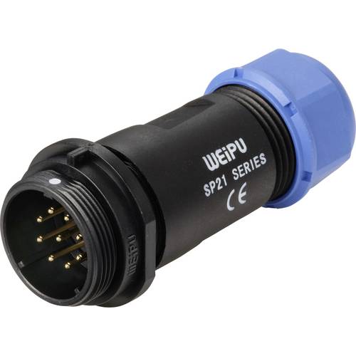 Thumbnail - Weipu SP2111 / P 9 II Rundstecker Stecker, gerade Gesamtpolzahl: 9 Serie (Rundsteckverbinder): SP21 1 St.