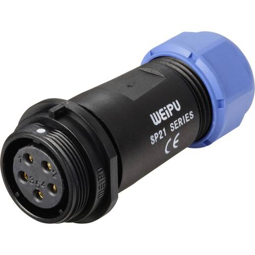 Weipu SP2111 / S 5C II Rundstecker Buchse, gerade Gesamtpolzahl: 5 Serie (Rundsteckverbinder): SP21 1 St.