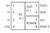 Schematische Darstellung mit beschrifteten Ein-/Ausgangspins: U+, I+, IN, I-/U-, OUT, OUT+, OUT-, Us+, GND und POWER.