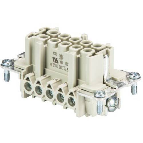 Wieland Electric 70.300.1040.0 Buchseneinsatz BAS Gesamtpolzahl 10 + PE 1 St.