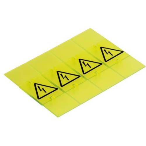 Wieland Electric 04.343.4856.8 Warnabdeckung Passend für (Details): Durchgangsklemmen Serie selos Gelb 1 St.