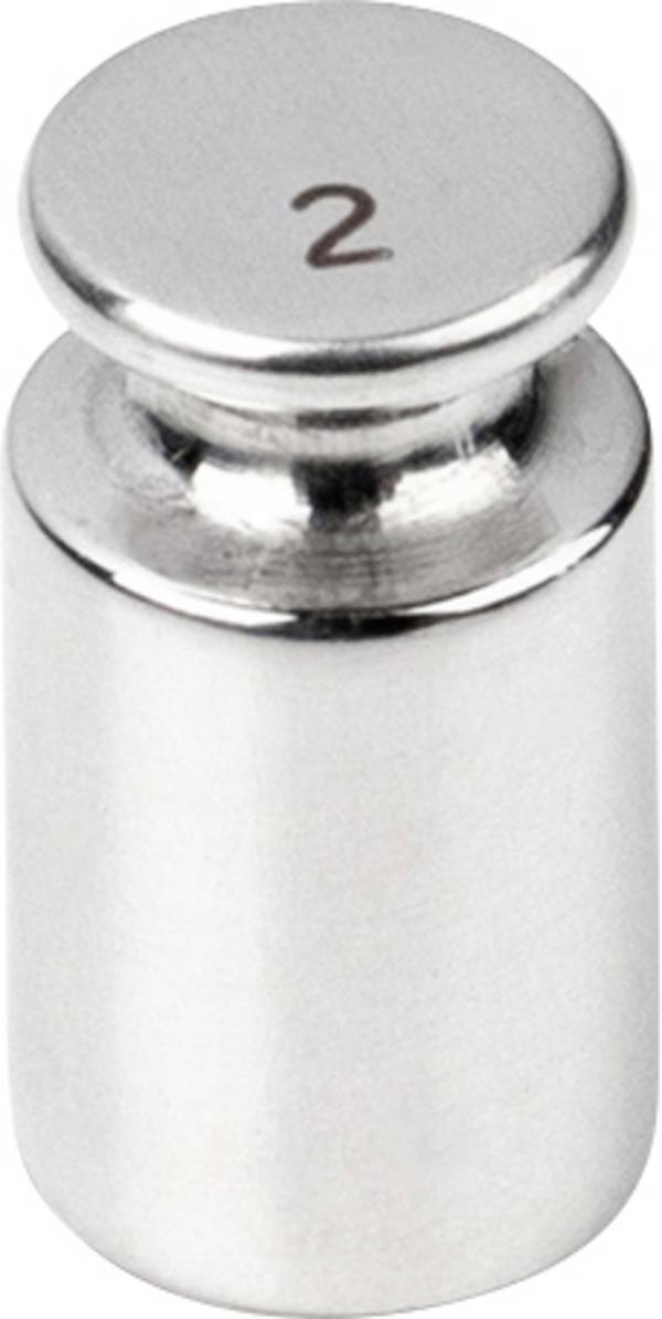 Kern 326-02 Einzelgewicht, OIML-Klasse F1, 2 g, Eco-Form, Edelstahl poliert