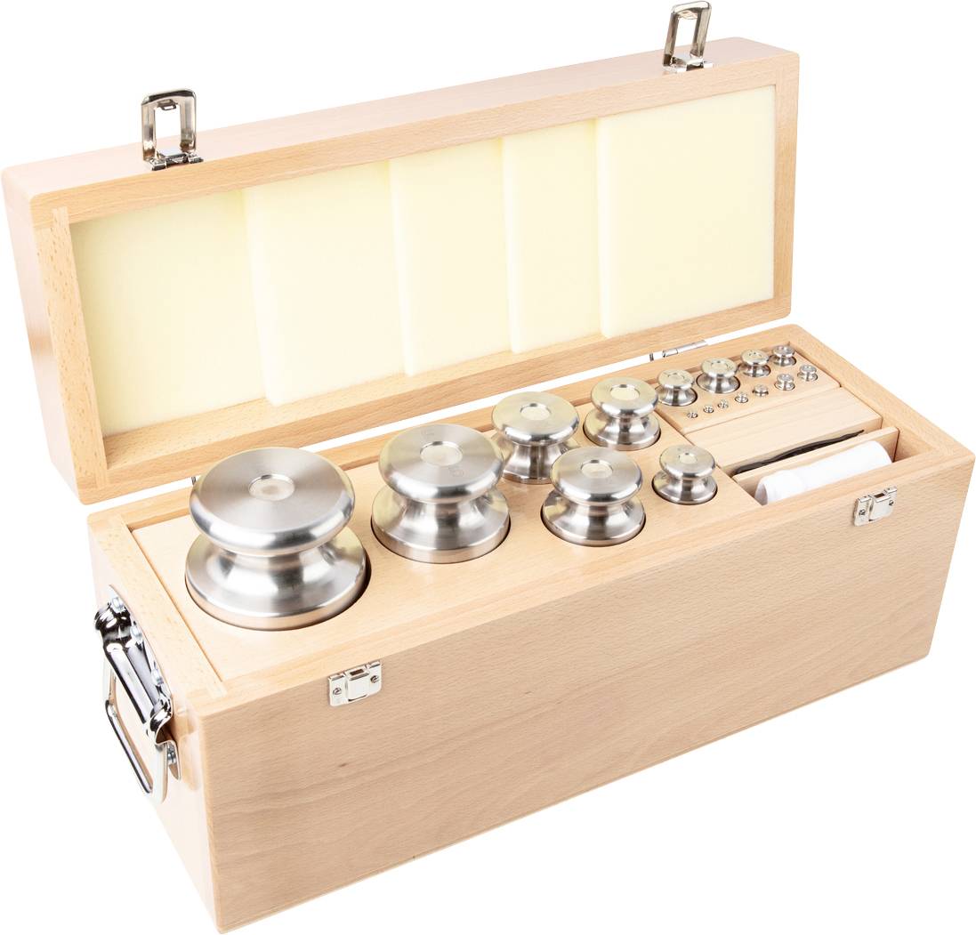 Kern 334-09 Kern 334-09 F2 Gewichtsatz, 1 g - 10 kg Edelstahl feingedreht, im Holzetui