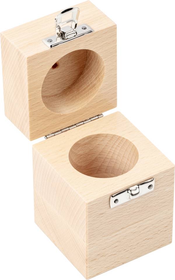 Kern 337-090-200 Holz-Etui für Einzelgewichte (Knopf/Kompakt, 500 g)
