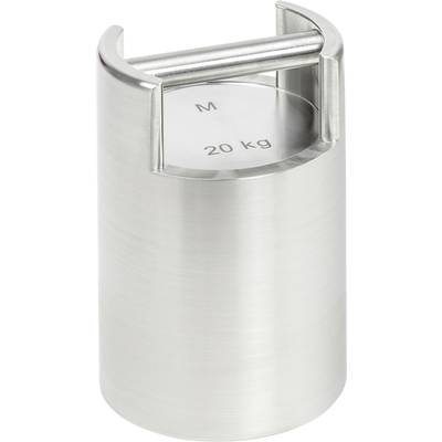 Metallgewicht mit der Aufschrift 'M 20 kg'.
