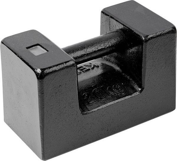 Kern 356-88 Einzelgewicht, OIML-Klasse M2, 20 kg, Block, Gusseisen lackiert