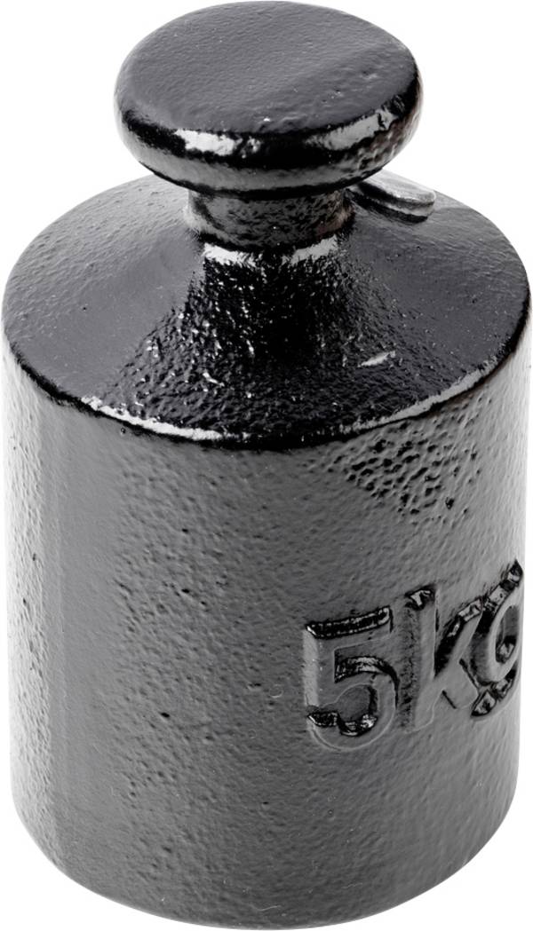 Kern 366-96 Einzelgewicht, OIML-Klasse M3, 5 kg, Knopf, Gusseisen lackiert