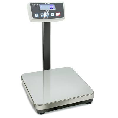 Digitale Waage mit Display, zeigt '0.0' an. Gewichtsanzeige auf moderner Plattformwaage, geeignet für präzise Messungen.