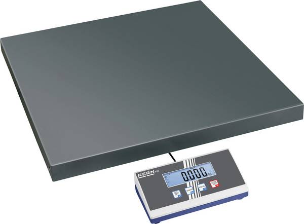 Kern EOE300K100L Plattformwaage EOE 300K100L Wägebereich (max.) 300 kg Ablesbarkeit 100 g über Steckernetzteil Silber